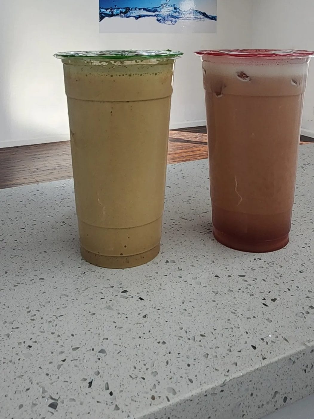 Two fresh shakes from the H2O to Go water bar